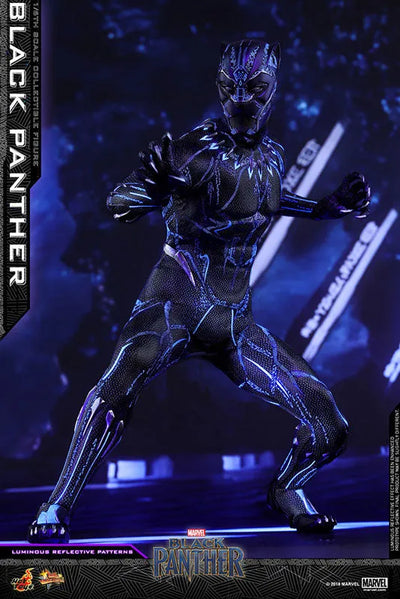 Movie Masterpiece "Black Panther" 1/6 Scale Figure Black Panther(Provisional Pre-order)ㅤ – Hot Toys – ActionFigure Brasil — detalhe do produto