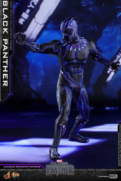 Movie Masterpiece "Black Panther" 1/6 Scale Figure Black Panther(Provisional Pre-order)ㅤ – Hot Toys – ActionFigure Brasil — embalagem