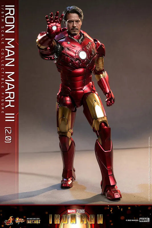 Movie Masterpiece Diecast - Iron Man - Mark 3 Version 2.0 - 1/6 (Hot Toys)ㅤ – Hot Toys – ActionFigure Brasil