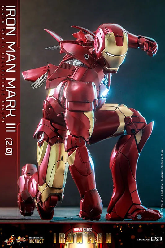 Movie Masterpiece Diecast - Iron Man - Mark 3 Version 2.0 - 1/6 (Hot Toys)ㅤ – Hot Toys – ActionFigure Brasil