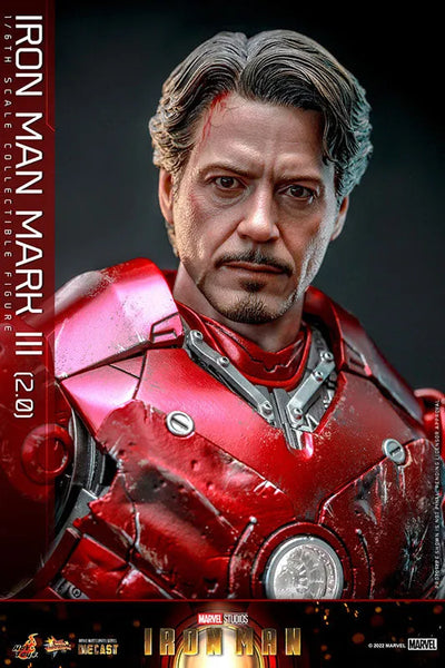 Movie Masterpiece Diecast - Iron Man - Mark 3 Version 2.0 - 1/6 (Hot Toys)ㅤ – Hot Toys – ActionFigureBrasil — acessórios