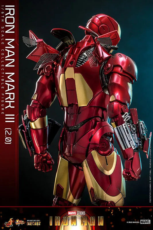 Movie Masterpiece Diecast - Iron Man - Mark 3 Version 2.0 - 1/6 (Hot Toys)ㅤ – Hot Toys – ActionFigure Brasil