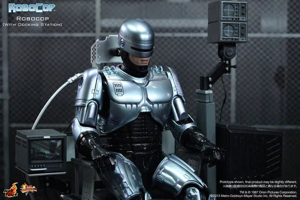 Movie Masterpiece DIECAST - Robocop 1/6 Scale Figure: Robocop w/Docking Stationㅤ – Gantaku – ActionFigure Brasil
