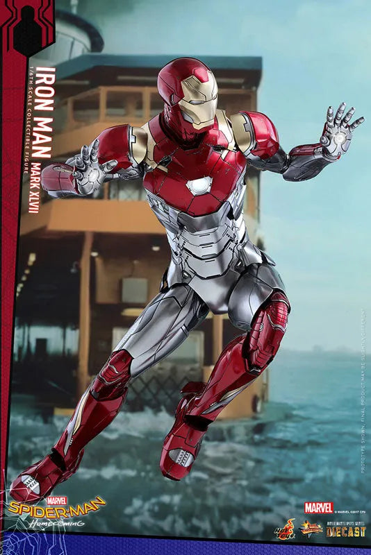 Movie Masterpiece DIECAST Spider-Man: Homecoming 1/6 Figure Iron Man Mark. 47ㅤ – Hot Toys – ActionFigureBrasil