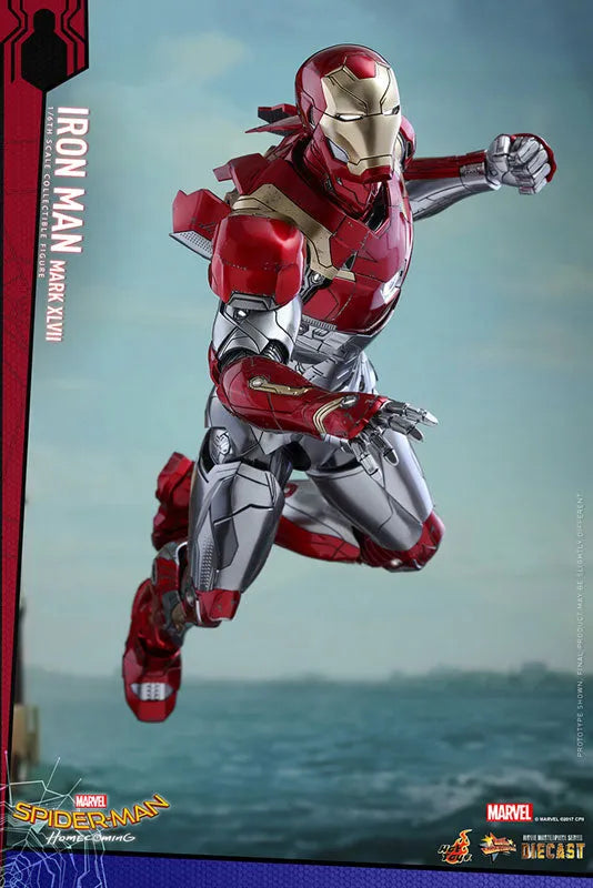 Movie Masterpiece DIECAST Spider-Man: Homecoming 1/6 Figure Iron Man Mark. 47ㅤ – Hot Toys – ActionFigureBrasil