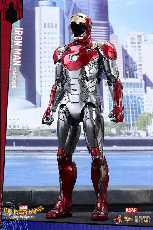 Movie Masterpiece DIECAST Spider-Man: Homecoming 1/6 Figure Iron Man Mark. 47ㅤ – Hot Toys – ActionFigureBrasil
