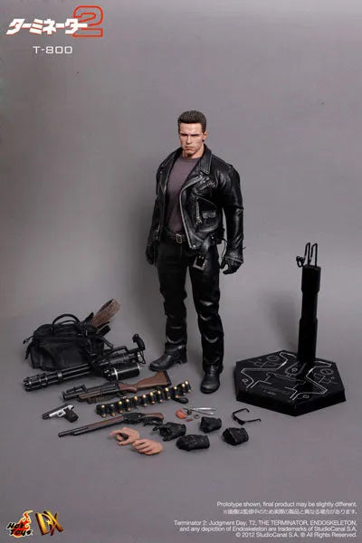 Movie Masterpiece DX - Terminator 2 1/6 Scale Figure T800 (Regular Edition)ㅤ – ホットトイズxサイドショウ – ActionFigure Brasil