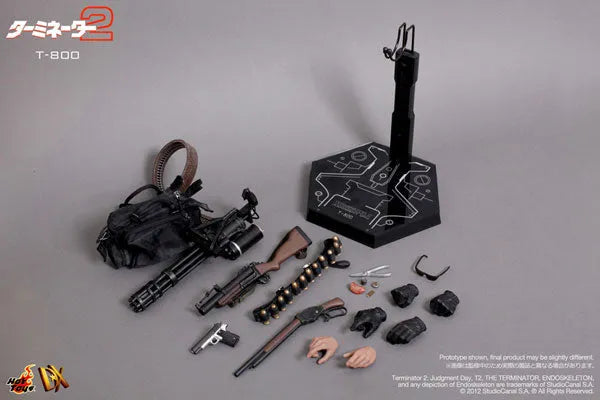 Movie Masterpiece DX - Terminator 2 1/6 Scale Figure T800 (Regular Edition)ㅤ – ホットトイズxサイドショウ – ActionFigure Brasil