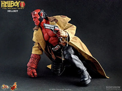 Movie Masterpiece - Hellboy 2: Hellboy 1/6 Scale Figureㅤ – Puella Magi Madoka Magica – ActionFigureBrasil — ângulo diferente