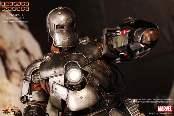 Movie Masterpiece - Iron Man 1/6 Scale Figure: Iron Man Mark 1 (Version 2.0)ㅤ – Gantaku – ActionFigure Brasil