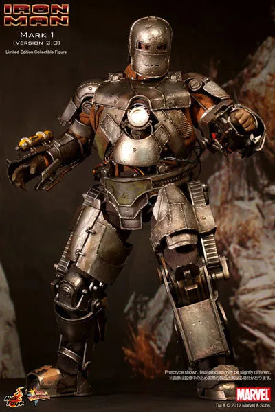Movie Masterpiece - Iron Man 1/6 Scale Figure: Iron Man Mark 1 (Version 2.0)ㅤ – Gantaku – ActionFigure Brasil