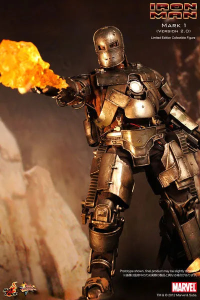 Movie Masterpiece - Iron Man 1/6 Scale Figure: Iron Man Mark 1 (Version 2.0)ㅤ – Gantaku – ActionFigure Brasil