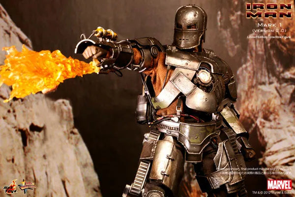 Movie Masterpiece - Iron Man 1/6 Scale Figure: Iron Man Mark 1 (Version 2.0)ㅤ – Gantaku – ActionFigure Brasil