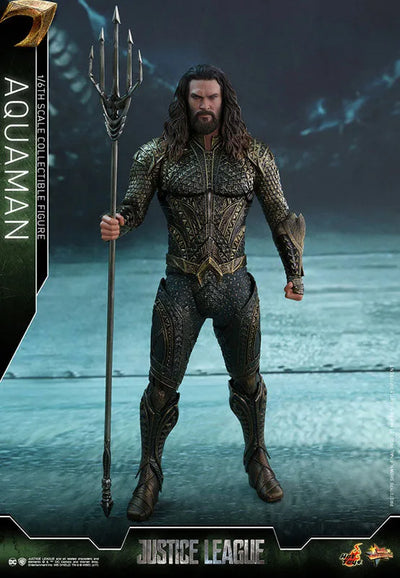Movie Masterpiece "Justice League" 1/6 Scale Figure Aquaman(Provisional Pre-order)ㅤ – Hot Toys – ActionFigure Brasil — detalhe do produto