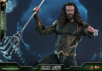 Movie Masterpiece "Justice League" 1/6 Scale Figure Aquaman(Provisional Pre-order)ㅤ – Hot Toys – ActionFigure Brasil — com base expositora