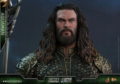 Movie Masterpiece "Justice League" 1/6 Scale Figure Aquaman(Provisional Pre-order)ㅤ – Hot Toys – ActionFigure Brasil — ângulo diferente