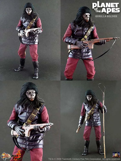 Movie Masterpiece - Planet Of The Apes 1/6 Scale Figure: Gorilla Soldierㅤ – Hot Toys – ActionFigure Brasil — embalagem