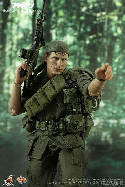Movie Masterpiece - Platoon 1/6 Scale Figure: Sergeant Barnesㅤ – Gantaku – ActionFigure Brasil — embalagem