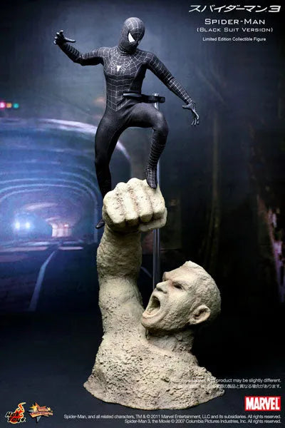 Movie Masterpiece - Spider-Man 3 1/6 Scale Figure: Spider-Man (Black Costume Version)ㅤ – Gantaku – ActionFigure Brasil