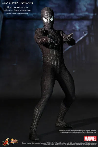 Movie Masterpiece - Spider-Man 3 1/6 Scale Figure: Spider-Man (Black Costume Version)ㅤ – Gantaku – ActionFigure Brasil