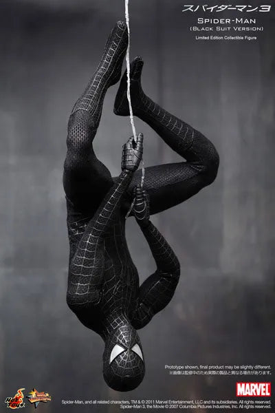 Movie Masterpiece - Spider-Man 3 1/6 Scale Figure: Spider-Man (Black Costume Version)ㅤ – Gantaku – ActionFigure Brasil