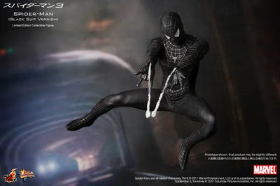 Movie Masterpiece - Spider-Man 3 1/6 Scale Figure: Spider-Man (Black Costume Version)ㅤ – Gantaku – ActionFigureBrasil — iluminação de estúdio