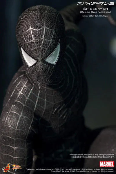 Movie Masterpiece - Spider-Man 3 1/6 Scale Figure: Spider-Man (Black Costume Version)ㅤ – Gantaku – ActionFigure Brasil