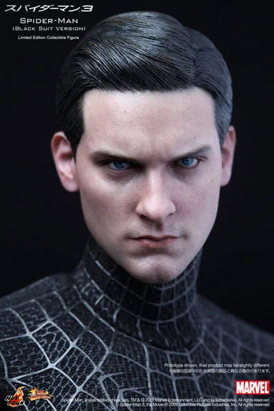 Movie Masterpiece - Spider-Man 3 1/6 Scale Figure: Spider-Man (Black Costume Version)ㅤ – Gantaku – ActionFigure Brasil