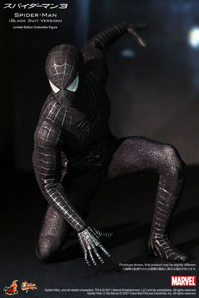 Movie Masterpiece - Spider-Man 3 1/6 Scale Figure: Spider-Man (Black Costume Version)ㅤ – Gantaku – ActionFigure Brasil — embalagem