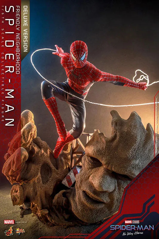 Movie Masterpiece - Spider-Man: No Way Home - Friendly Neighborhood Spider-Man - 1/6 - Deluxe Version (Hot Toys)ㅤ – Hot Toys – ActionFigure Brasil