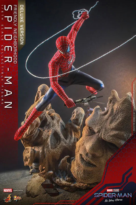 Movie Masterpiece - Spider-Man: No Way Home - Friendly Neighborhood Spider-Man - 1/6 - Deluxe Version (Hot Toys)ㅤ – Hot Toys – ActionFigure Brasil