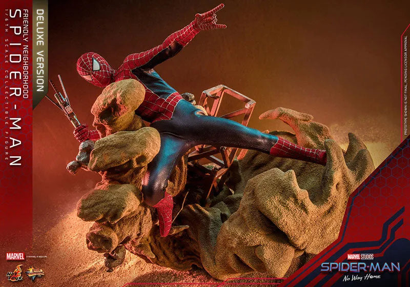 Movie Masterpiece - Spider-Man: No Way Home - Friendly Neighborhood Spider-Man - 1/6 - Deluxe Version (Hot Toys)ㅤ – Hot Toys – ActionFigure Brasil