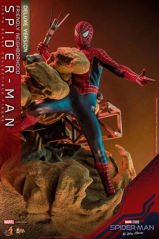 Movie Masterpiece - Spider-Man: No Way Home - Friendly Neighborhood Spider-Man - 1/6 - Deluxe Version (Hot Toys)ㅤ – Hot Toys – ActionFigure Brasil