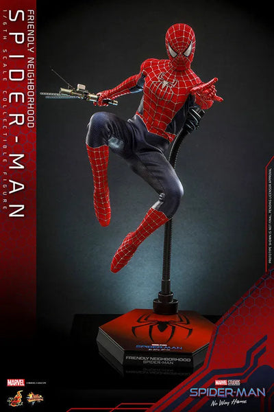 Movie Masterpiece - Spider-Man: No Way Home - Friendly Neighborhood Spider-Man - 1/6 (Hot Toys)ㅤ – Hot Toys – ActionFigureBrasil — ângulo diferente