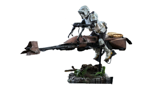 Movie Masterpiece - Star Wars / Episode VI Return Of The Jedi - Scout Trooper & Speeder Bike -1/6 (Hot Toys)ㅤ – Hot Toys – ActionFigure Brasil