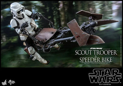 Movie Masterpiece - Star Wars / Episode VI Return Of The Jedi - Scout Trooper & Speeder Bike -1/6 (Hot Toys)ㅤ – Hot Toys – ActionFigureBrasil — close