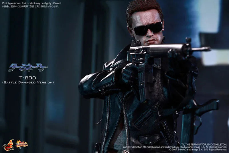 Movie Masterpiece - Terminator 1/6 Scale Figure: Terminator T-800 (Battle Damaged Version)ㅤ – Gantaku – ActionFigure Brasil