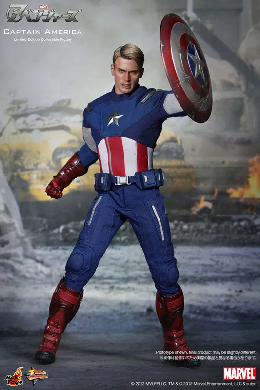 Movie Masterpiece - The Avengers 1/6 Scale Figure: Captain Americaㅤ – Gantaku – ActionFigure Brasil