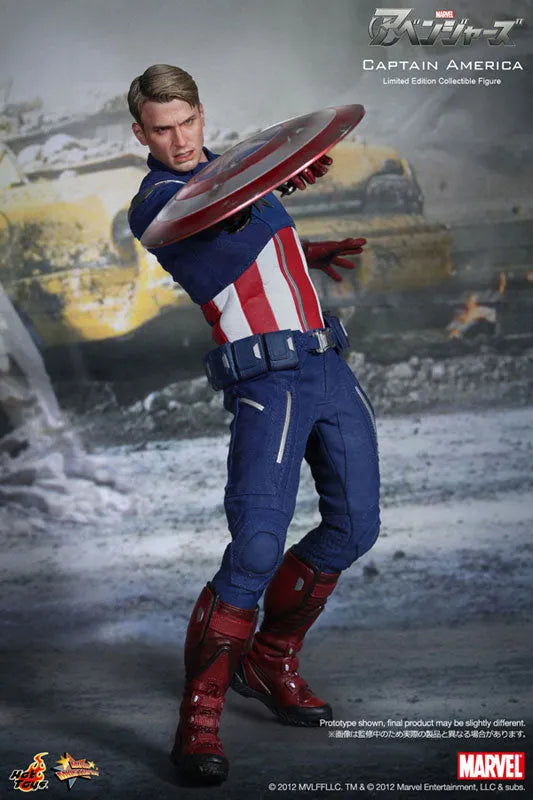 Movie Masterpiece - The Avengers 1/6 Scale Figure: Captain Americaㅤ – Gantaku – ActionFigure Brasil