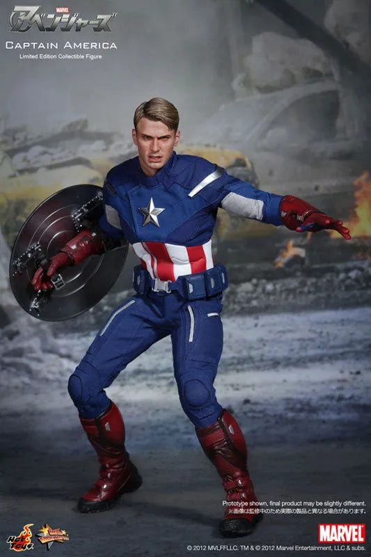 Movie Masterpiece - The Avengers 1/6 Scale Figure: Captain Americaㅤ – Gantaku – ActionFigure Brasil