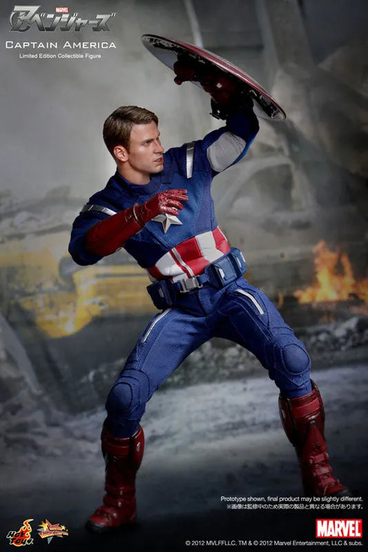 Movie Masterpiece - The Avengers 1/6 Scale Figure: Captain Americaㅤ – Gantaku – ActionFigure Brasil