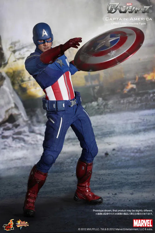Movie Masterpiece - The Avengers 1/6 Scale Figure: Captain Americaㅤ – Gantaku – ActionFigure Brasil