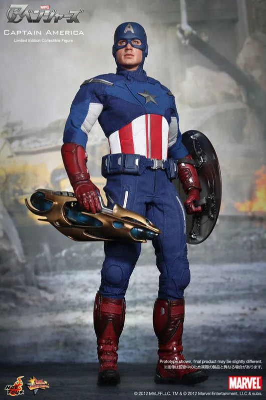 Movie Masterpiece - The Avengers 1/6 Scale Figure: Captain Americaㅤ – Gantaku – ActionFigure Brasil