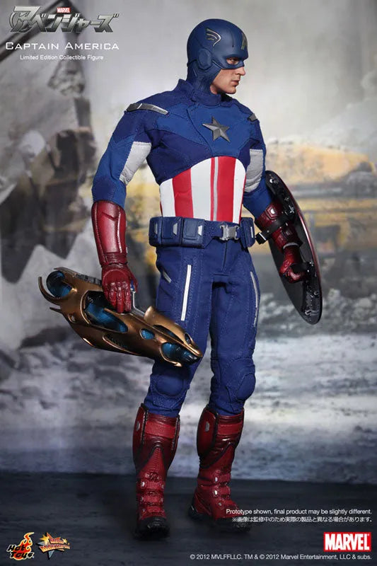 Movie Masterpiece - The Avengers 1/6 Scale Figure: Captain Americaㅤ – Gantaku – ActionFigure Brasil