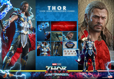 Movie Masterpiece "Thor: Love and Thunder" 1/6 Scale Figure Thorㅤ – Hot Toys – ActionFigureBrasil — ângulo diferente
