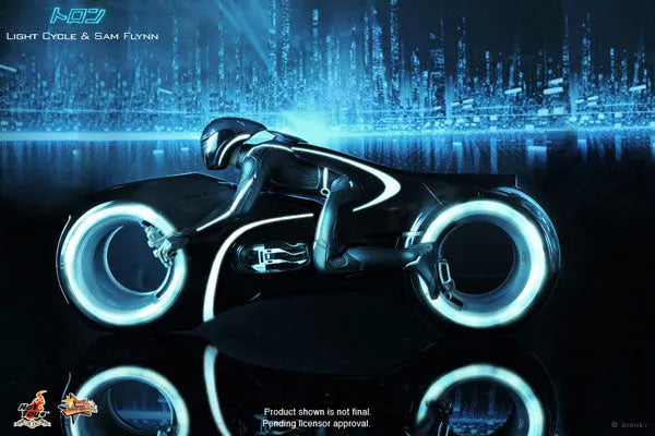 Movie Masterpiece - Tron Legacy 1/6 Scale Figure: Light Cycle & Sam Flynnㅤ – Gantaku – ActionFigure Brasil