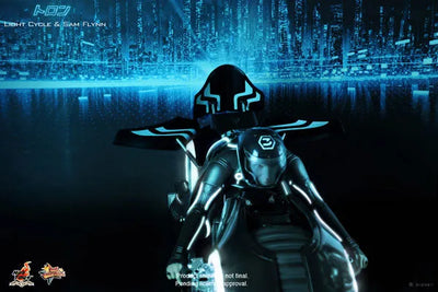 Movie Masterpiece - Tron Legacy 1/6 Scale Figure: Light Cycle & Sam Flynnㅤ – Gantaku – ActionFigureBrasil — ambientada