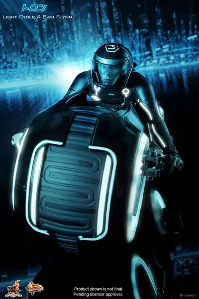 Movie Masterpiece - Tron Legacy 1/6 Scale Figure: Light Cycle & Sam Flynnㅤ – Gantaku – ActionFigure Brasil — close