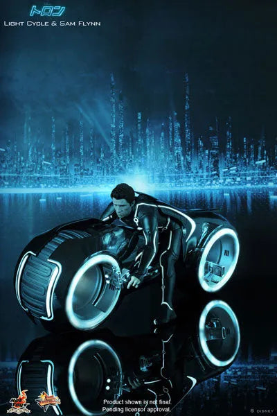 Movie Masterpiece - Tron Legacy 1/6 Scale Figure: Light Cycle & Sam Flynnㅤ – Puella Magi Madoka Magica – ActionFigureBrasil — close