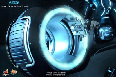 Movie Masterpiece - Tron Legacy 1/6 Scale Figure: Light Cycle & Sam Flynnㅤ – Puella Magi Madoka Magica – ActionFigureBrasil — iluminação de estúdio